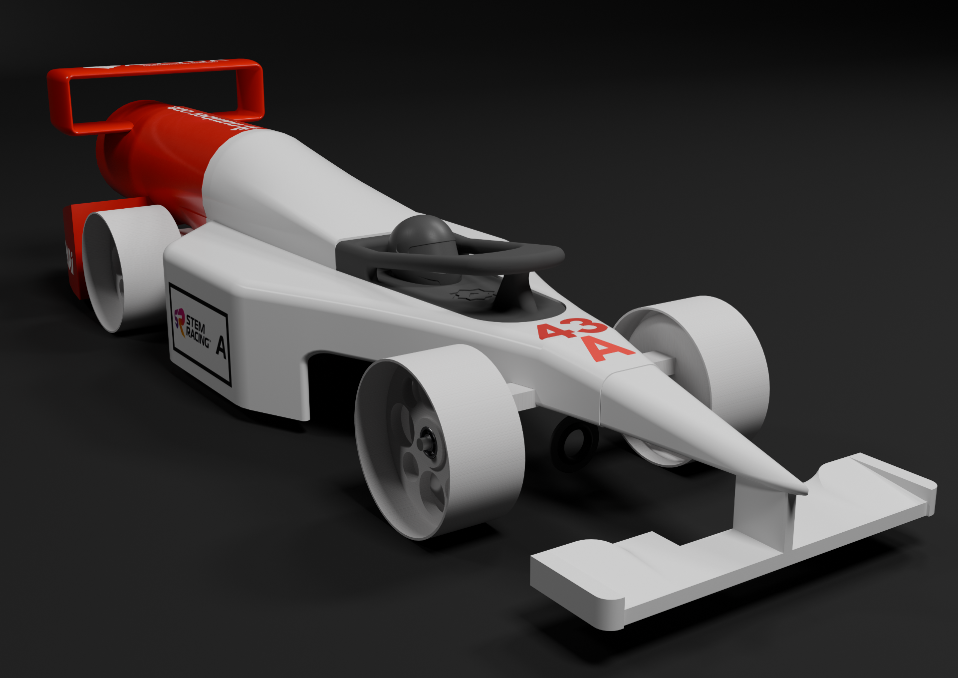 Carro Turbon na pista de corrida